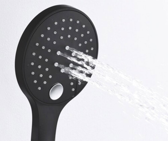 Душевая система WasserKRAFT Elbe A177471 Черная матовая