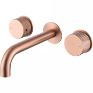 Смеситель для раковины Abber Wasser Kreis AF81122MRG Розовое золото матовое