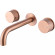 Смеситель для раковины Abber Wasser Kreis AF81122MRG Розовое золото матовое Смеситель для раковины Abber Wasser Kreis AF81122MRG Розовое золото матовое