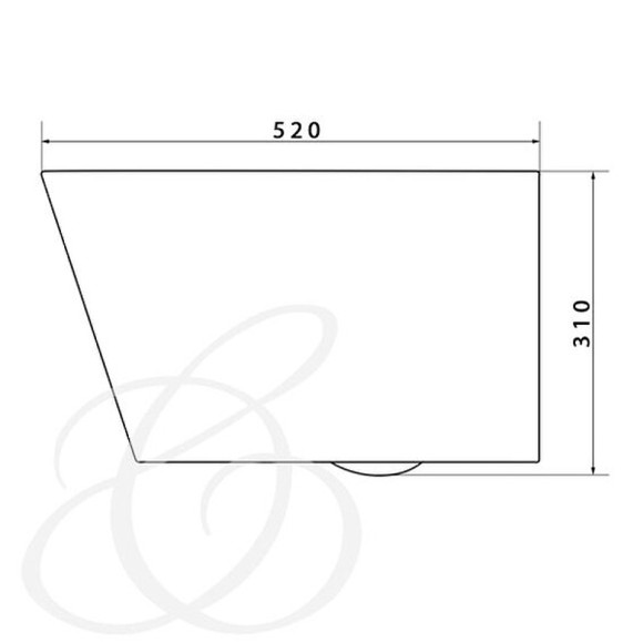 Унитаз Caprigo Style S-1203 подвесной с сиденьем Микролифт