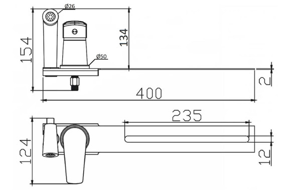 Гигиенический душ со смесителем Orange Sofi M43-831cr Хром Гигиенический душ со смесителем Orange Sofi M43-831cr Хром