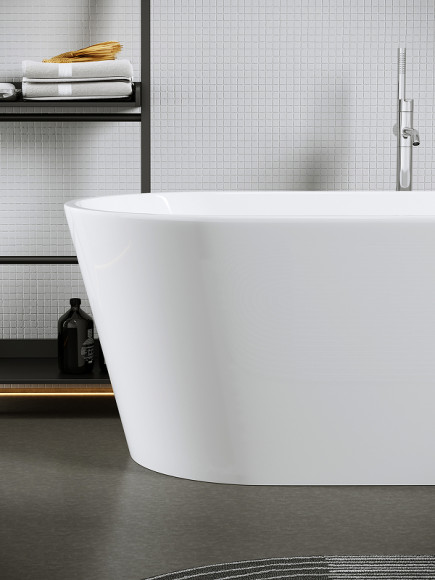 Акриловая ванна Sancos Mimi 170x80 FB01 без гидромассажа Акриловая ванна Sancos Mimi 170x80 FB01 без гидромассажа