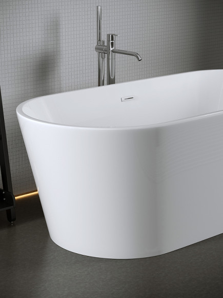 Акриловая ванна Sancos Mimi 170x80 FB01 без гидромассажа Акриловая ванна Sancos Mimi 170x80 FB01 без гидромассажа