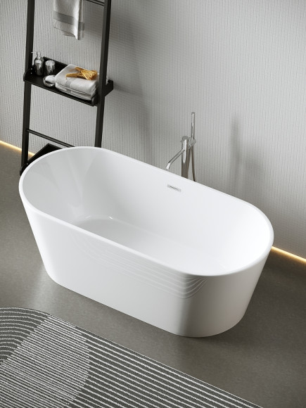 Акриловая ванна Sancos Mimi 170x80 FB01 без гидромассажа Акриловая ванна Sancos Mimi 170x80 FB01 без гидромассажа