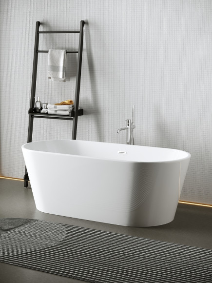 Акриловая ванна Sancos Mimi 170x80 FB01 без гидромассажа Акриловая ванна Sancos Mimi 170x80 FB01 без гидромассажа