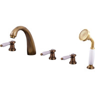 Смеситель на борт ванны Rav Slezak Morava retro MK576.5PSM Бронза Смеситель на борт ванны Rav Slezak Morava retro MK576.5PSM Бронза