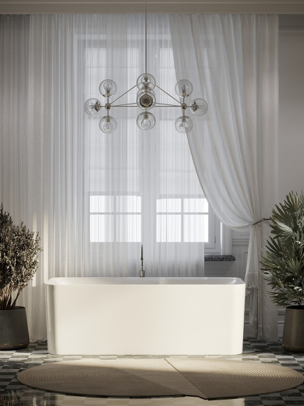 Акриловая ванна Sancos Sigma 170x80 FB15 без гидромассажа