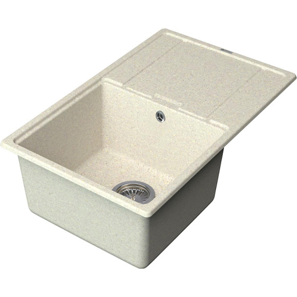 Кухонная мойка Point Лаура 78 PN3005BG Бежевая Кухонная мойка Point Лаура 78 PN3005BG Бежевая