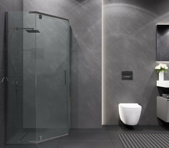 Комплект унитаза с инсталляцией Berges Okus 043280 с сиденьем Микролифт и Черной матовой клавишей смыва