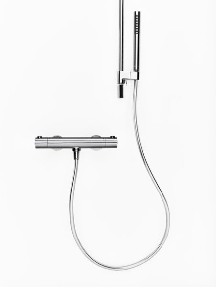 Смеситель для душа Ravak Puri PU 033.00/150 X070116 с термостатом Хром Смеситель для душа Ravak Puri PU 033.00/150 X070116 с термостатом Хром
