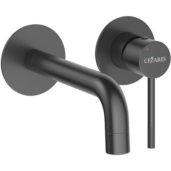 Смеситель для раковины Cezares Relax RELAX-BLI2-1-NOP-W0 Черный матовый