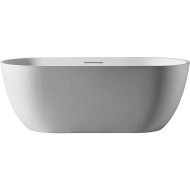 Ванна из искусственного камня Abber Frankfurt 170x75 AM9941 Белая матовая без гидромассажа Ванна из искусственного камня Abber Frankfurt 170x75 AM9941 Белая матовая без гидромассажа