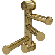 Полотенцедержатель WasserKRAFT K-1053PG поворотный Золото глянцевое