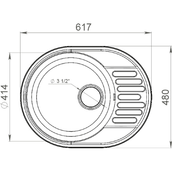 Кухонная мойка GranFest Quarz GF-Z58 Бежевая Кухонная мойка GranFest Quarz GF-Z58 Бежевая