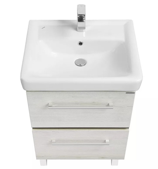 Тумба под раковину Aquaton Ронда 60 1A205001RSC20 Дуб сомерсет Венге