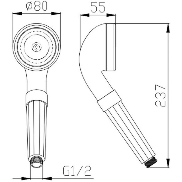 Ручной душ Rav Slezak PS0054 Хром Ручной душ Rav Slezak PS0054 Хром