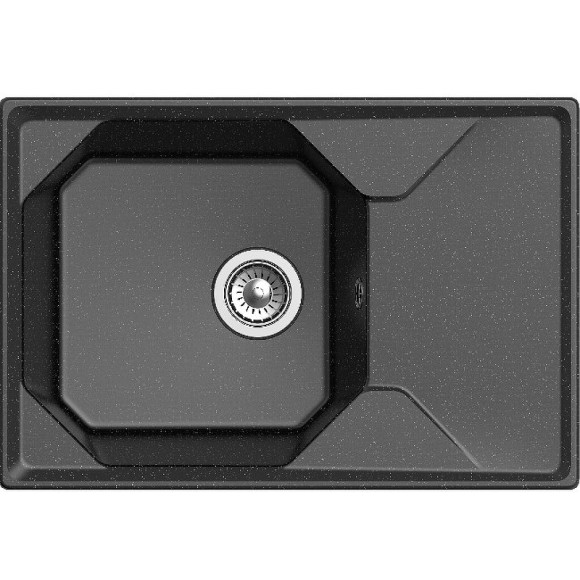 Кухонная мойка GranFest Unique GF-U-740L Черная