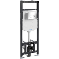 Инсталляция WasserKRAFT Alme 15TLT.010.ME.CH01 для унитаза с клавишей смыва Хром