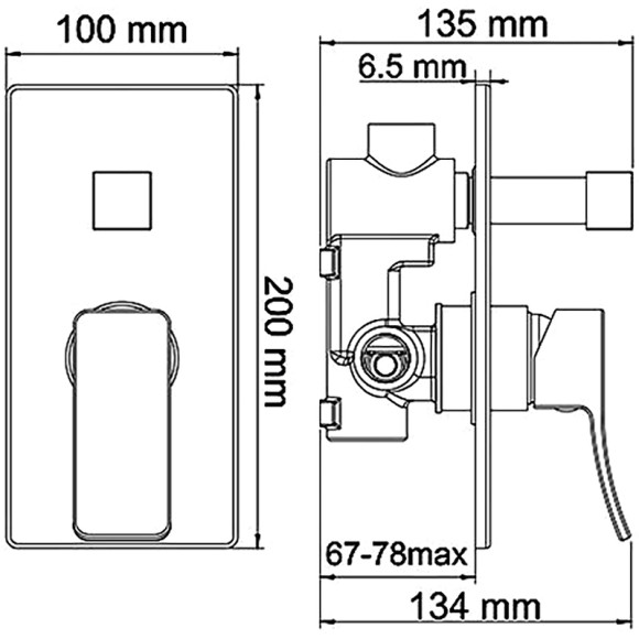 Душевая система WasserKRAFT A16067WHITE Белый Хром