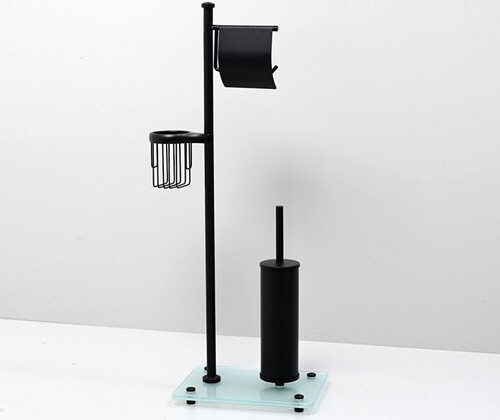 Напольная стойка WasserKRAFT Abens K-1264B Черная глянцевая Напольная стойка WasserKRAFT Abens K-1264B Черная глянцевая