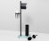 Напольная стойка WasserKRAFT Abens K-1264B Черная глянцевая Напольная стойка WasserKRAFT Abens K-1264B Черная глянцевая