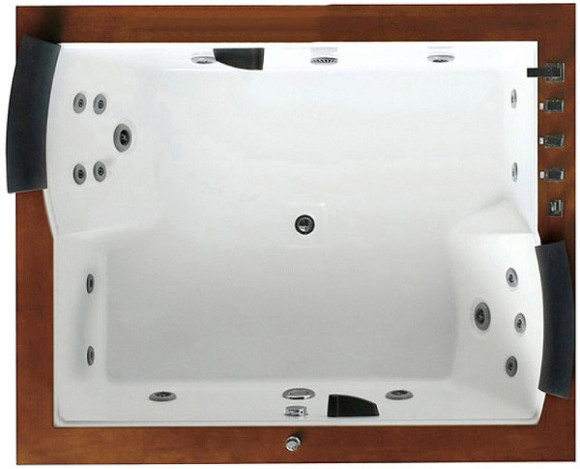 Акриловая ванна Gemy 186х151 G9052 II B R с гидромассажем Акриловая ванна Gemy 186х151 G9052 II B R с гидромассажем