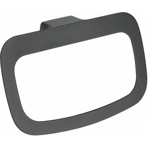 Кольцо для полотенец WasserKRAFT Elbе K-7260 Черное матовое Кольцо для полотенец WasserKRAFT Elbе K-7260 Черное матовое