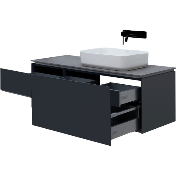 Тумба под раковину Allen Brau Infinity 120 R 1.21008.AM подвесная Антрацит матовый Тумба под раковину Allen Brau Infinity 120 R 1.21008.AM подвесная Антрацит матовый