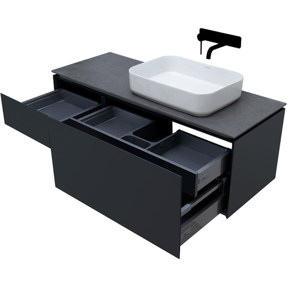 Тумба под раковину Allen Brau Infinity 120 R 1.21008.AM подвесная Антрацит матовый Тумба под раковину Allen Brau Infinity 120 R 1.21008.AM подвесная Антрацит матовый