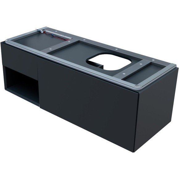 Тумба под раковину Allen Brau Infinity 120 R 1.21008.AM подвесная Антрацит матовый Тумба под раковину Allen Brau Infinity 120 R 1.21008.AM подвесная Антрацит матовый