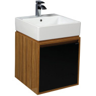 Тумба с раковиной Creavit Mass 60 MS0050.02.LS подвесная Дерево Черная Тумба с раковиной Creavit Mass 60 MS0050.02.LS подвесная Дерево Черная