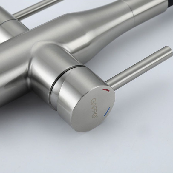 Смеситель для кухни Gappo G4399-65 Сатин Черный Смеситель для кухни Gappo G4399-65 Сатин Черный