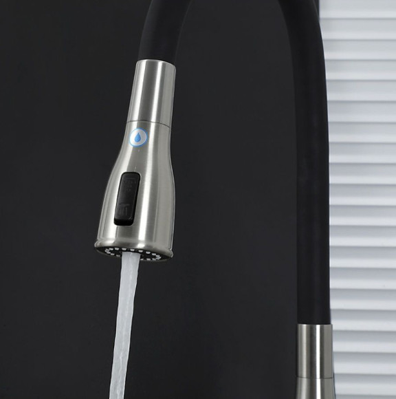 Смеситель для кухни Gappo G4399-65 Сатин Черный Смеситель для кухни Gappo G4399-65 Сатин Черный