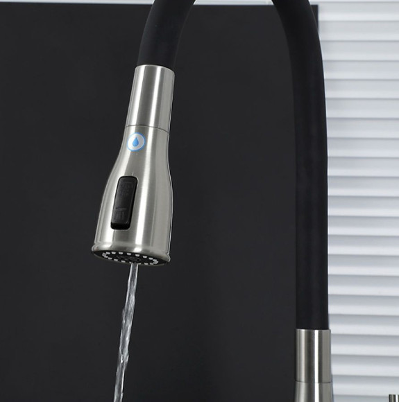 Смеситель для кухни Gappo G4399-65 Сатин Черный Смеситель для кухни Gappo G4399-65 Сатин Черный