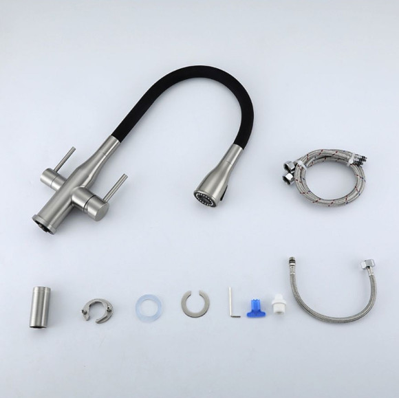 Смеситель для кухни Gappo G4399-65 Сатин Черный Смеситель для кухни Gappo G4399-65 Сатин Черный