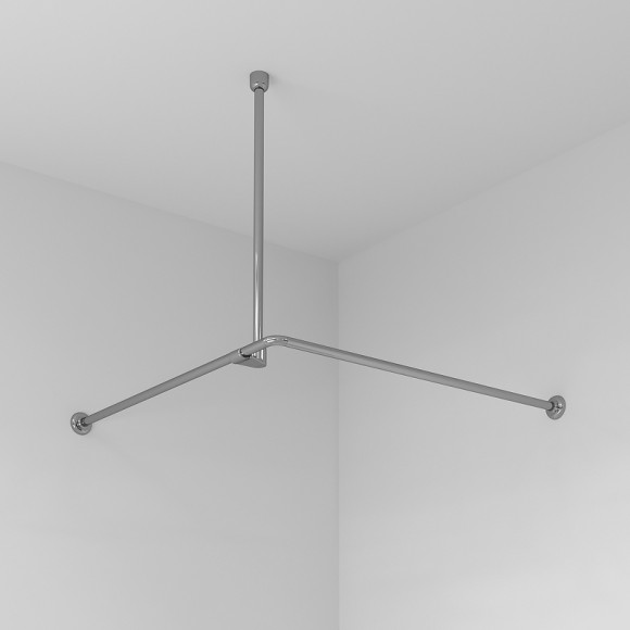 Карниз для ванны WasserKRAFT Dinkel 90x90 SC-469090 Хром Карниз для ванны WasserKRAFT Dinkel 90x90 SC-469090 Хром