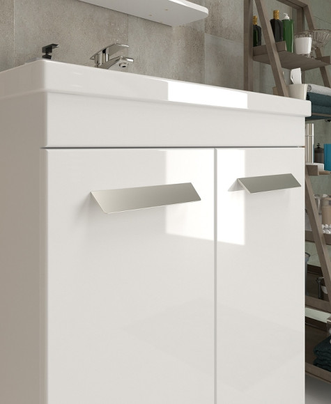 Тумба под раковину Vigo Nova 70 tn.NOV.MIR.70.2D Белая Тумба под раковину Vigo Nova 70 tn.NOV.MIR.70.2D Белая