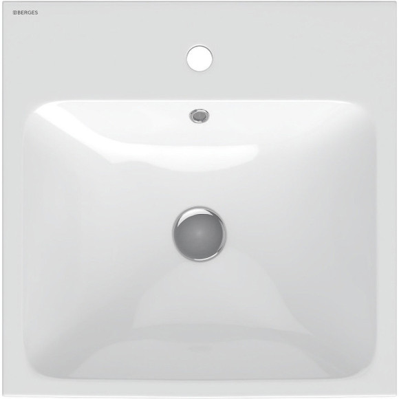 Раковина Berges Strati 48 182005 Белая глянцевая Раковина Berges Strati 48 182005 Белая глянцевая