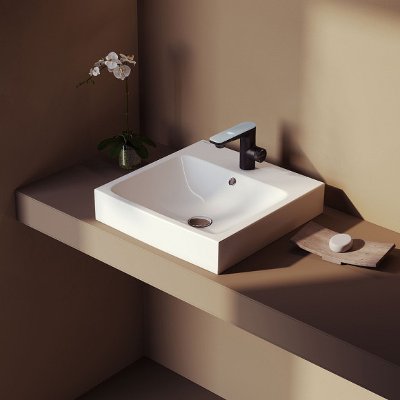 Раковина Berges Strati 48 182005 Белая глянцевая Раковина Berges Strati 48 182005 Белая глянцевая