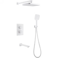 Душевая система Abber Weiss Insel AF8050W с термостатом Белая Душевая система Abber Weiss Insel AF8050W с термостатом Белая