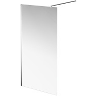 Душевая перегородка Kerama Marazzi Vetro 100 VE.100.WI.CR профиль Хром стекло прозрачное Душевая перегородка Kerama Marazzi Vetro 100 VE.100.WI.CR профиль Хром стекло прозрачное