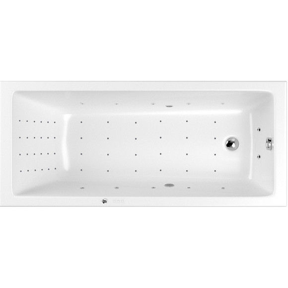 Акриловая ванна Whitecross Wave 160x80 0101.160080.100.NANO.CR с гидромассажем