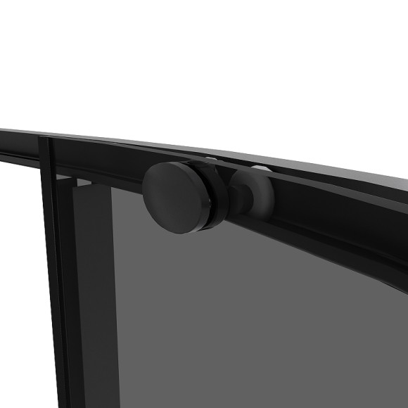 Душевой уголок Niagara Nova 80х80 NG-2825-34BLACK профиль Черный матовый стекло тонированное Душевой уголок Niagara Nova 80х80 NG-2825-34BLACK профиль Черный матовый стекло тонированное