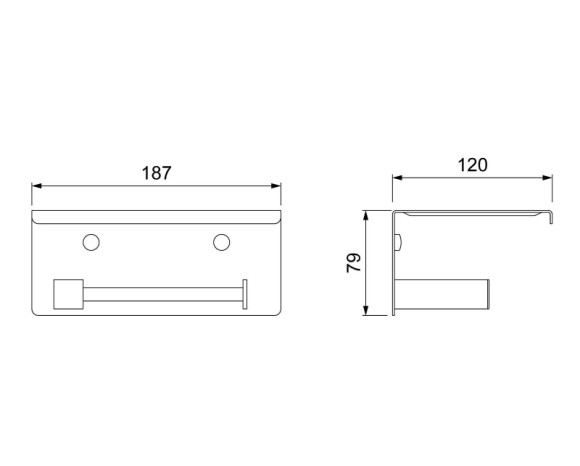 Держатель туалетной бумаги Timo Selene 10044/00 Хром