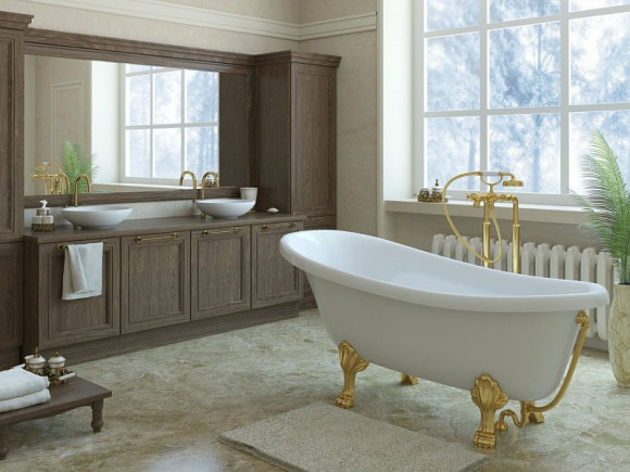 Ванна из искусственного камня Эстет Марсель 170х80 ФР-00001849 без гидромассажа