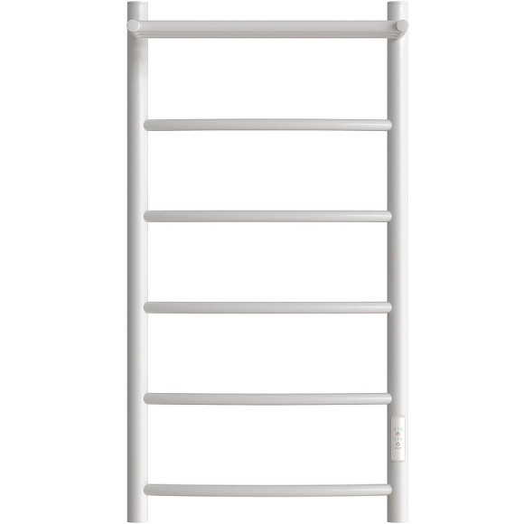 Электрический полотенцесушитель Point Афина PN04848PW П5 400x800 с полкой, диммер справа Белый Электрический полотенцесушитель Point Афина PN04848PW П5 400x800 с полкой, диммер справа Белый