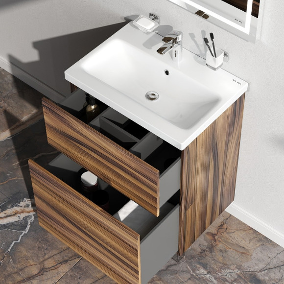 Тумба под раковину AM.PM Gem 60 M90FSX0602HF Орех