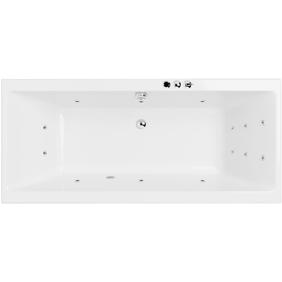 Акриловая ванна Excellent Pryzmat 190x90 WAEX.PRY19.SMART.CR с гидромассажем