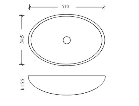 Раковина-чаша Boheme Monaco 51 813-B Черная