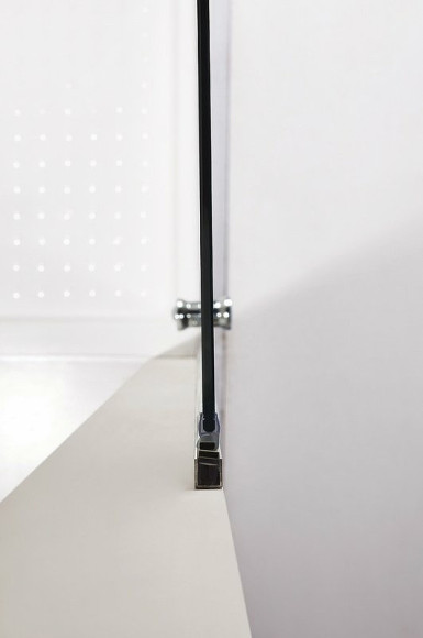 Душевая дверь Cezares Eco 75 ECO-O-B-1-75-P-Cr профиль Хром стекло рифленое